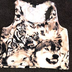 Animal Crop top